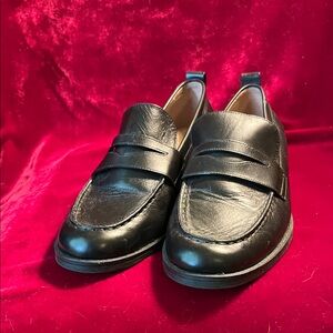 Cole Haan Black Leather Slip-On Loafers (NEVER WORN)